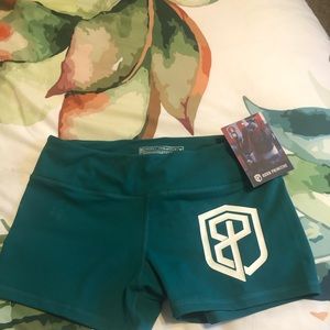 Born primitive renewed vigor booty shorts emerald